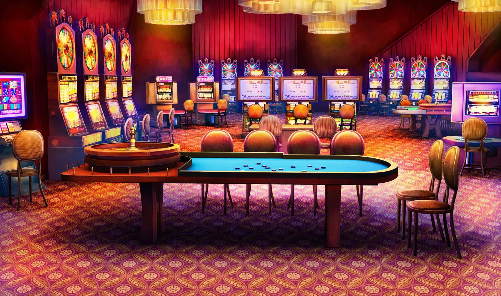Responsible gaming message inside the 2777 bed Football Event Center for adults